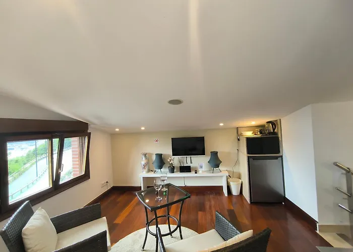 Habitacion Con Hermosas Vistas A Bilbao